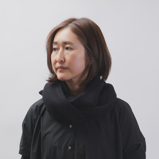 [Vérifier et rayures (vérifier et bande)] Silk enlefée Snood