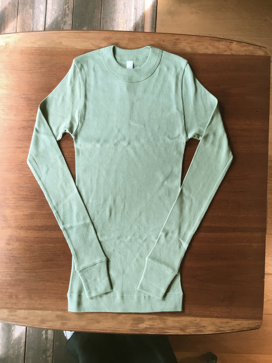 【homspun (ホームスパン) 】40／1丸胴テレコ　L/S　PO