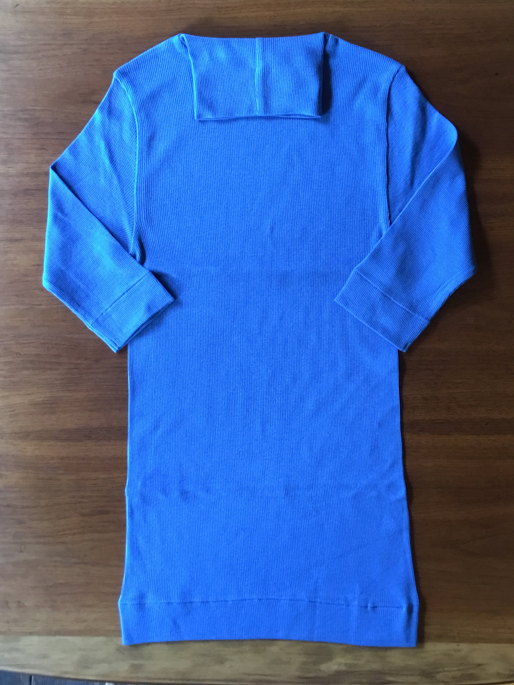 【homspun (ホームスパン) 】40／1丸胴テレコ　ハイネック半袖PO