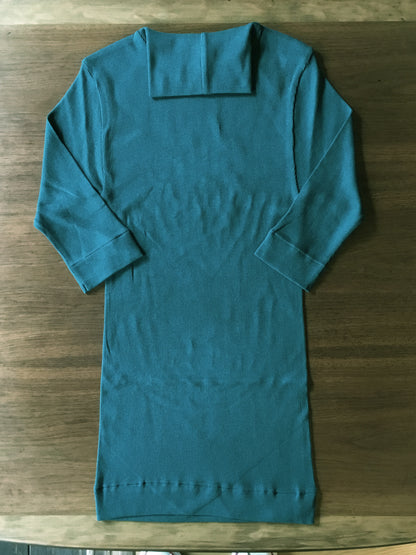 【homspun (ホームスパン) 】40／1丸胴テレコ　ハイネック半袖PO