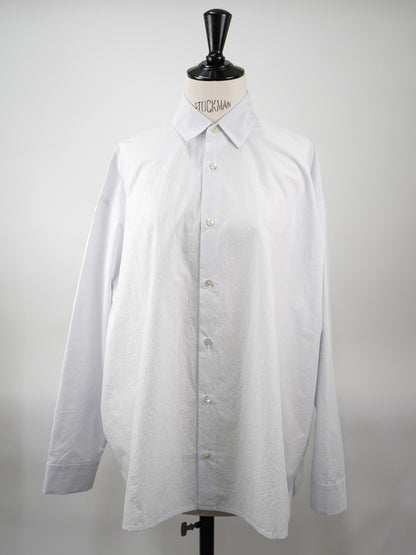 【CHECK&STRIPE(チェック&ストライプ)】ビックシャツ コットンパピエストライプ