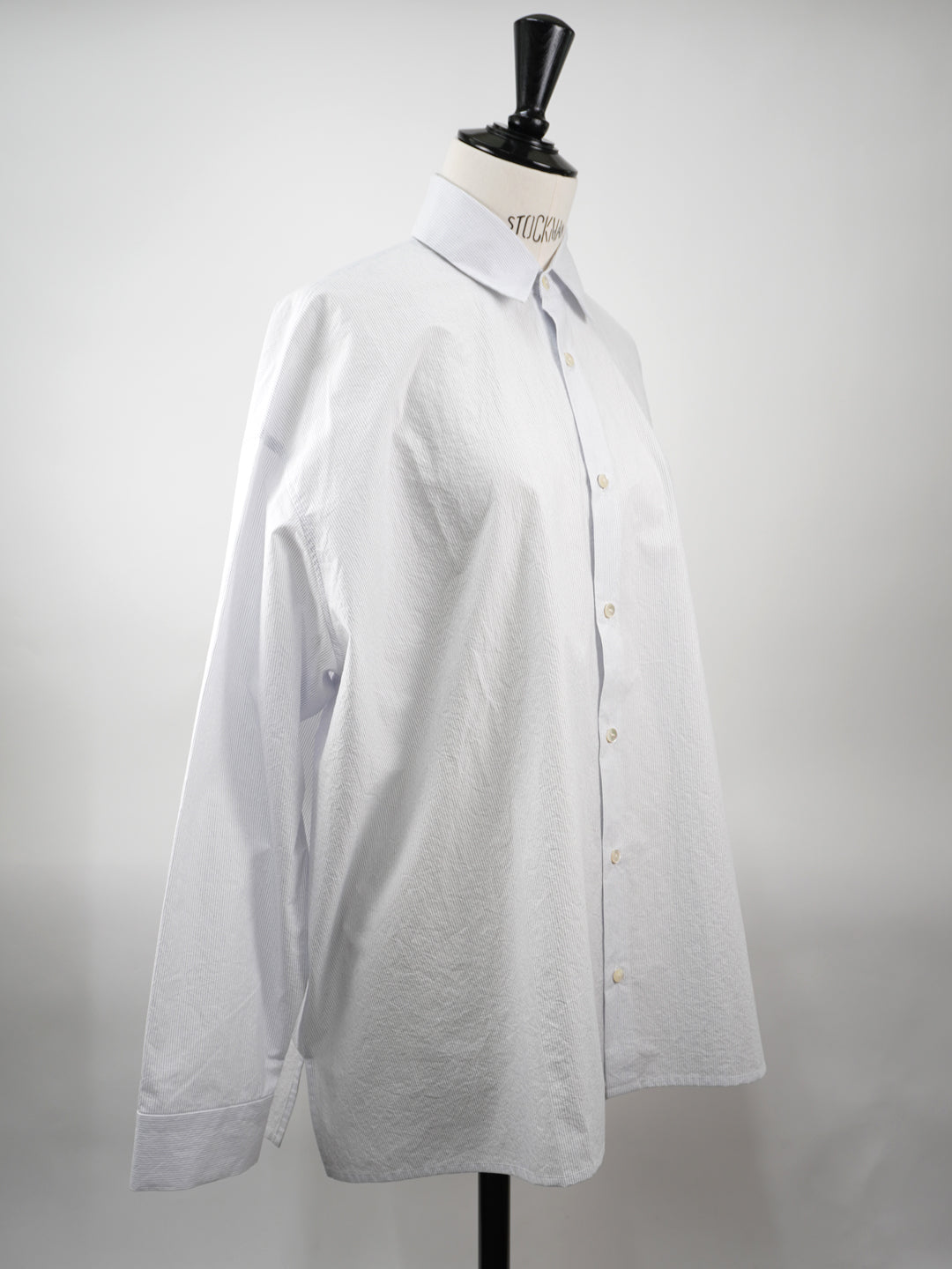 【CHECK&STRIPE(チェック&ストライプ)】ビックシャツ コットンパピエストライプ