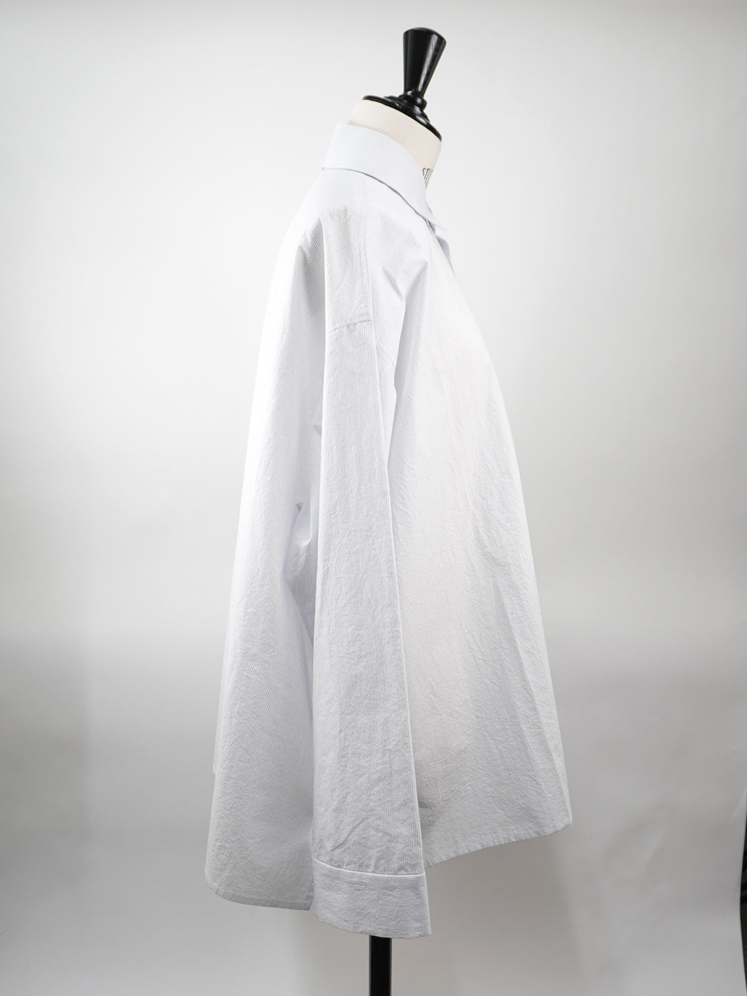 【CHECK&STRIPE(チェック&ストライプ)】ビックシャツ コットンパピエストライプ