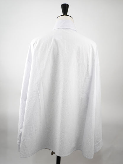 【CHECK&STRIPE(チェック&ストライプ)】ビックシャツ コットンパピエストライプ