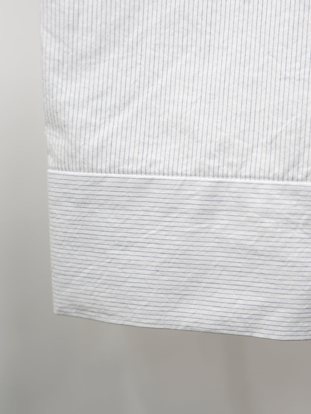 【CHECK&STRIPE(チェック&ストライプ)】ビックシャツ コットンパピエストライプ