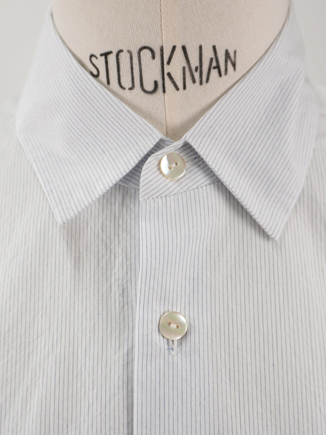 【CHECK&STRIPE(チェック&ストライプ)】ビックシャツ コットンパピエストライプ