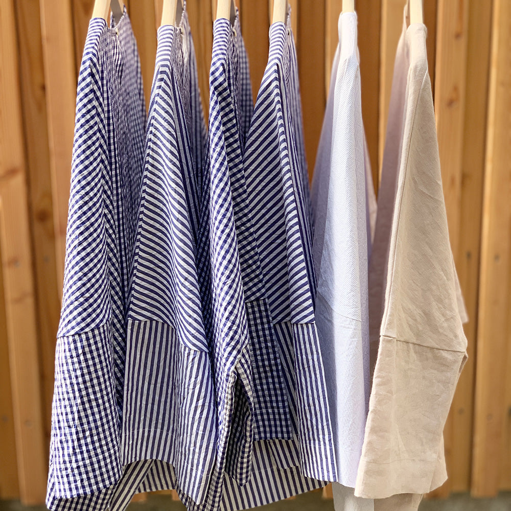 【CHECK&STRIPE(チェック&ストライプ)】Dラインプルオーバー「sunny days stripe／sunny days check」