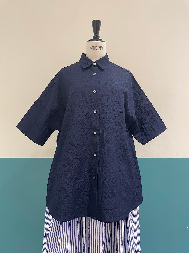 【CHECK&STRIPE(チェック&ストライプ)】半袖シャツ sunny daysコットン