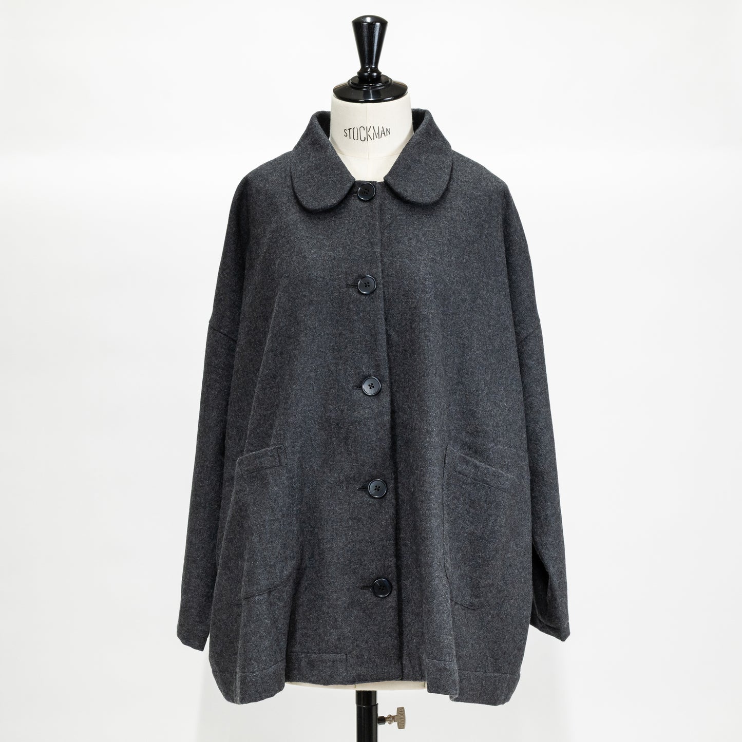 【CHECK&STRIPE(チェック&ストライプ)】ブリティッシュコート 「薄手カシミヤ混ウール」