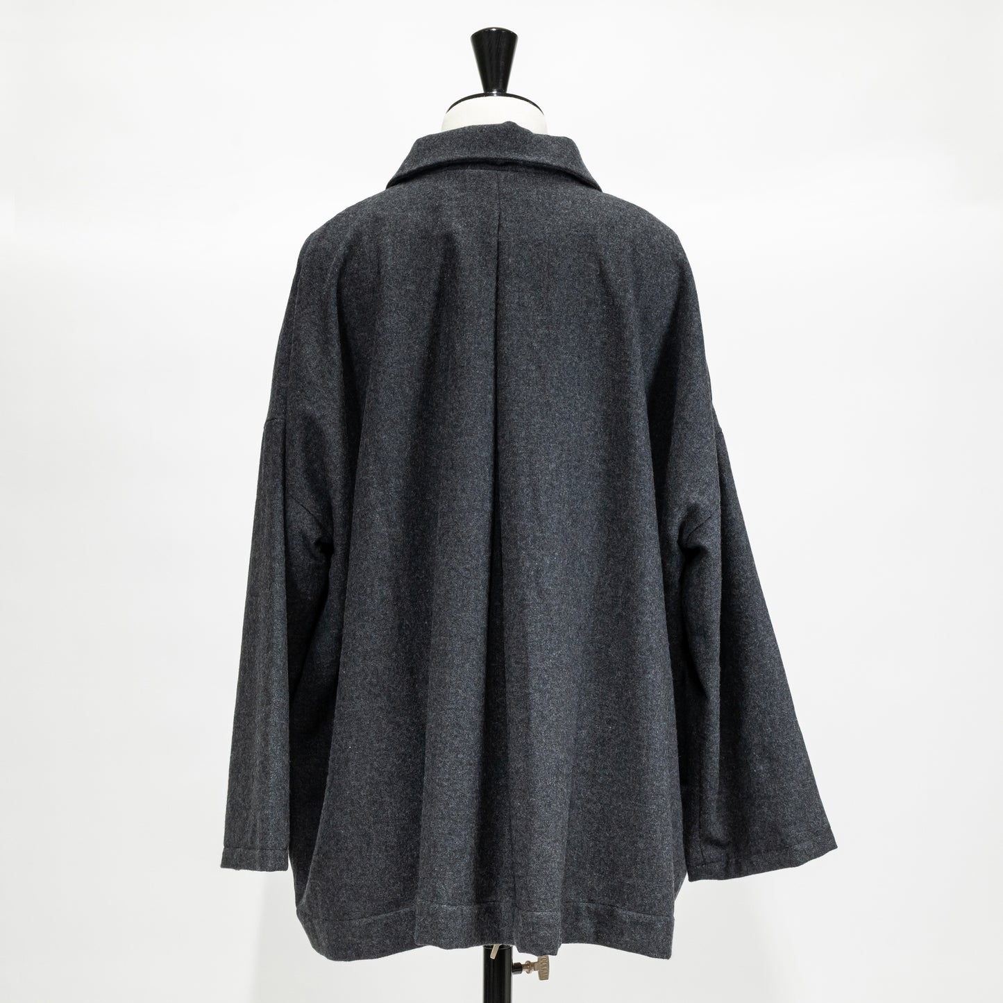 【CHECK&STRIPE(チェック&ストライプ)】ブリティッシュコート 「薄手カシミヤ混ウール」