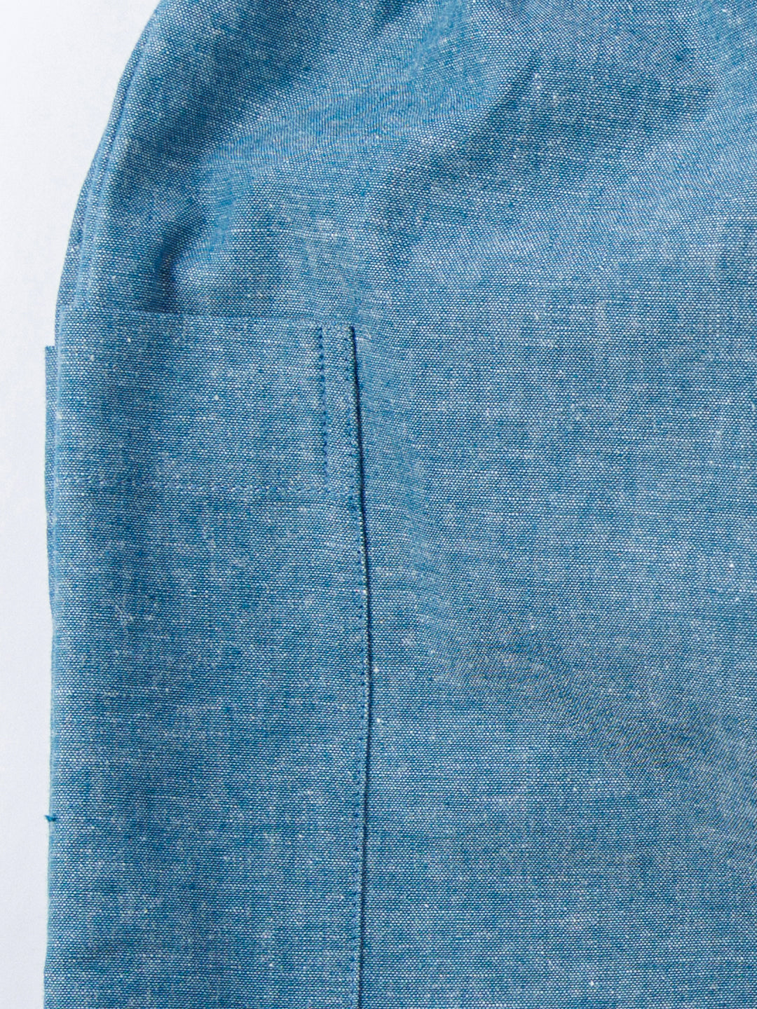 【CHECK&STRIPE(チェック&ストライプ)】ギャザーロングキュロット　ダンガリー