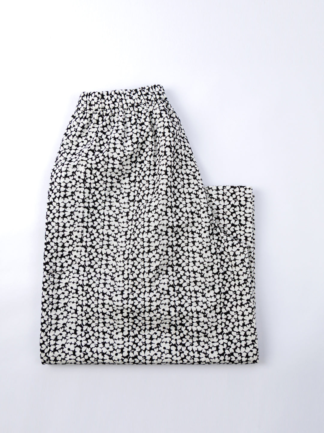 【CHECK&STRIPE(チェック&ストライプ)】ギャザーロングキュロット marie flower petite