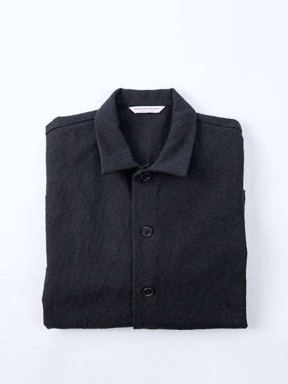 【CHECK&STRIPE(チェック&ストライプ)シャツジャケット ハーフリネンツイル