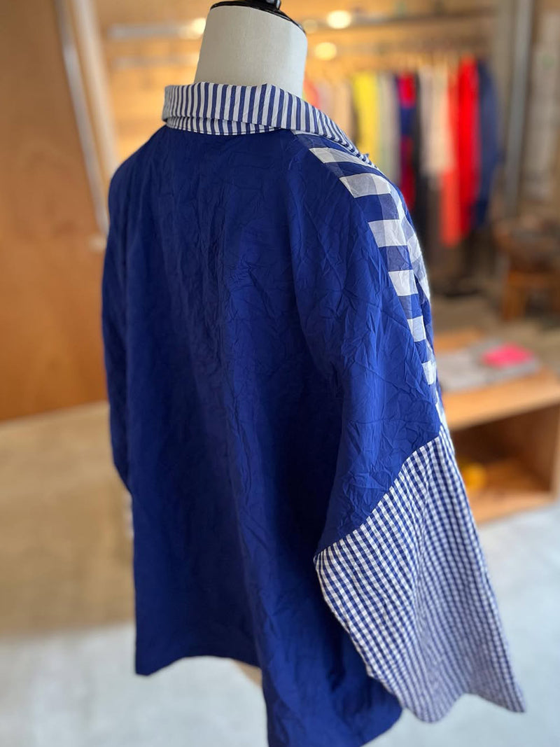 【CHECK&STRIPE(チェック&ストライプ)】シャツジャケット sunny daysコットン