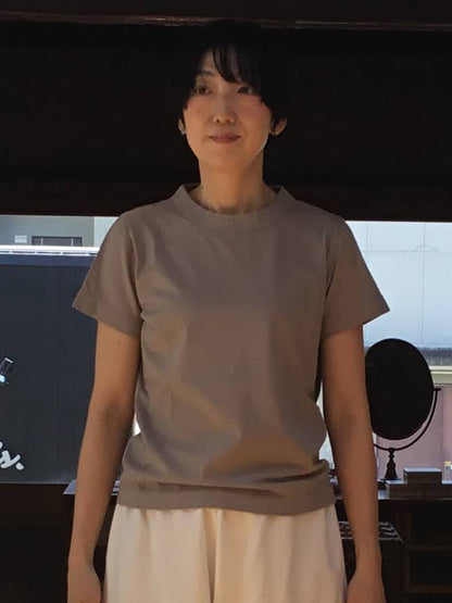 【homspun (ホームスパン) 】30／1天竺半袖Tシャツ