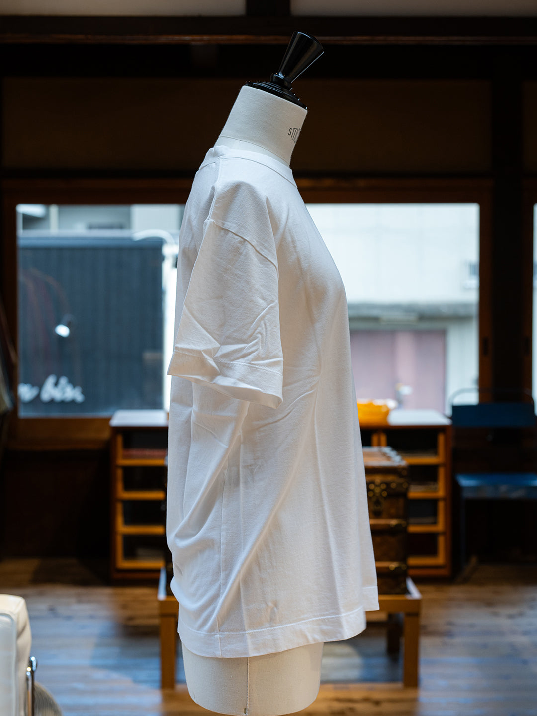 【homspun (ホームスパン) 】天竺　半袖Tシャツ　ゆったりタイプ