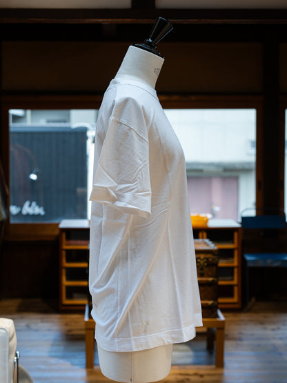 【homspun (ホームスパン) 】天竺　半袖Tシャツ　ゆったりタイプ