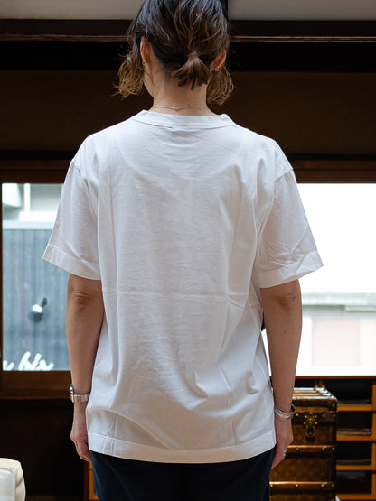 【homspun (ホームスパン) 】天竺　半袖Tシャツ　ゆったりタイプ