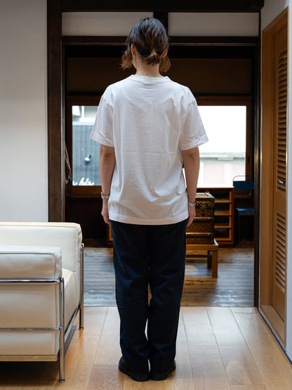 【homspun (ホームスパン) 】天竺　半袖Tシャツ　ゆったりタイプ