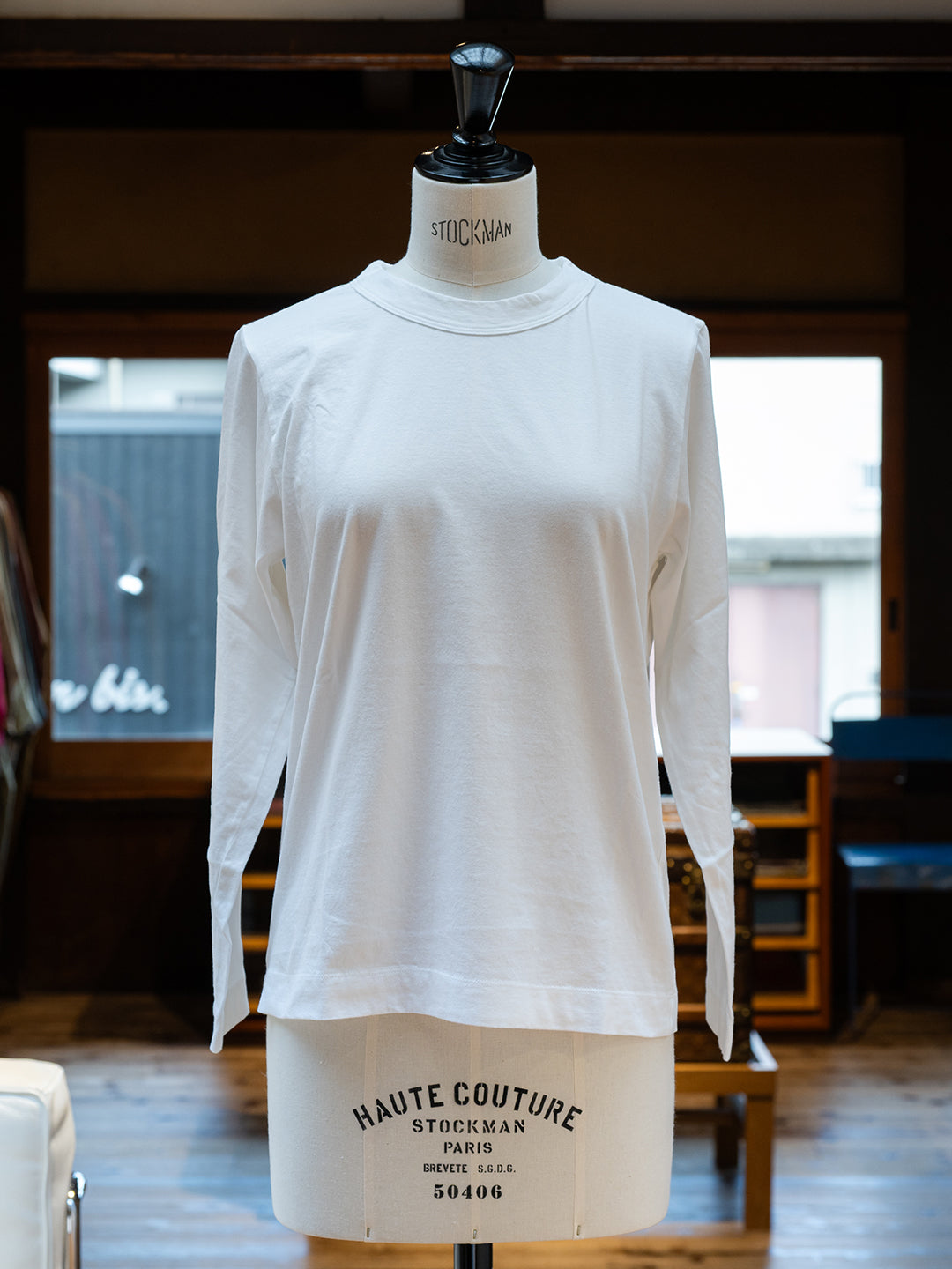 【homspun (ホームスパン) 】30/1　天竺　長袖Tシャツ