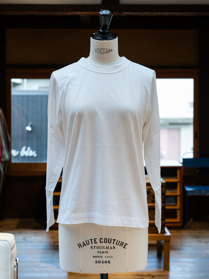 【homspun (ホームスパン) 】30/1　天竺　長袖Tシャツ
