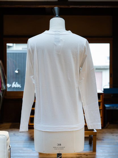【homspun (ホームスパン) 】30/1　天竺　長袖Tシャツ