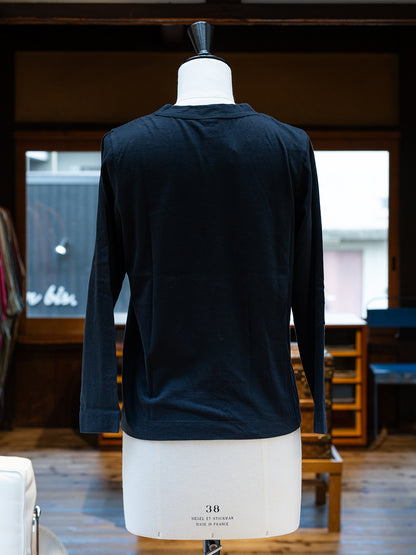 【homspun (ホームスパン) 】30/1　天竺　長袖Tシャツ