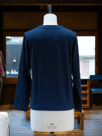 【homspun (ホームスパン) 】30/1　天竺　長袖Tシャツ