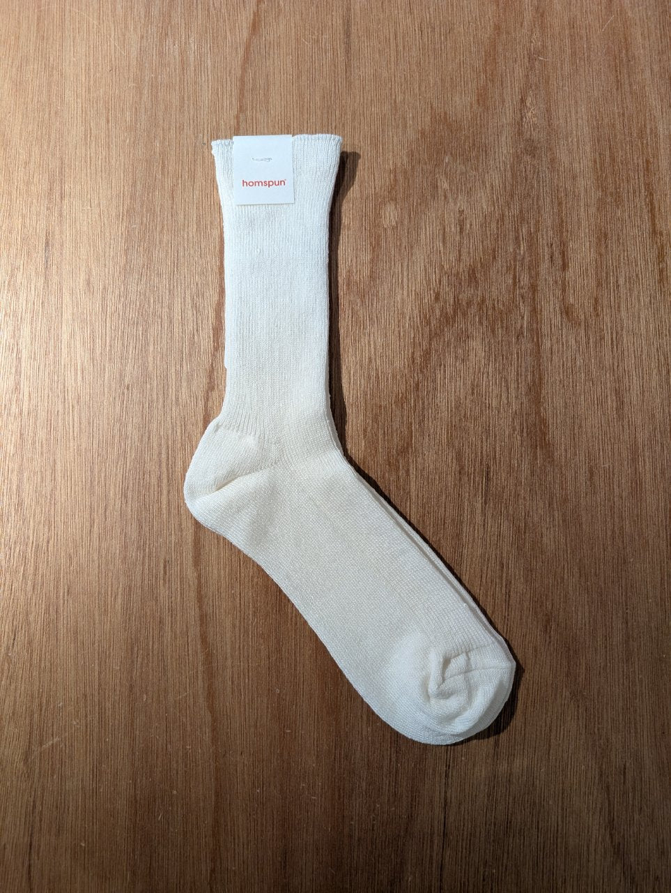 【homspun (ホームスパン) 】リネンソックス