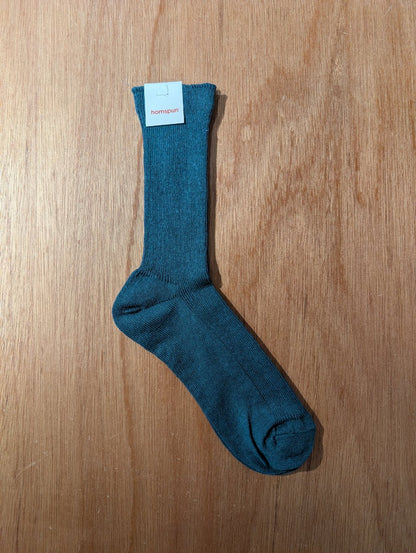 【homspun (ホームスパン) 】リネンソックス