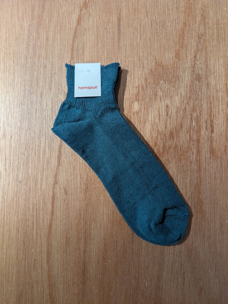 【homspun (ホームスパン) 】リネンショートソックス