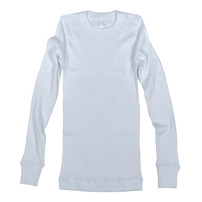 【homspun (ホームスパン) 】40／1丸胴テレコ　L/S　PO