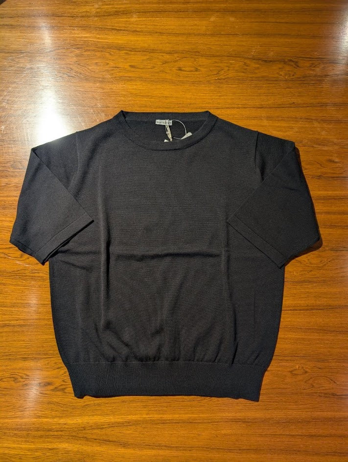 【homspun (ホームスパン) 】ソフトコンパクトヤーン半袖PO