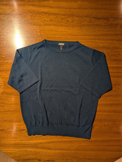 【homspun (ホームスパン) 】ソフトコンパクトヤーン半袖PO