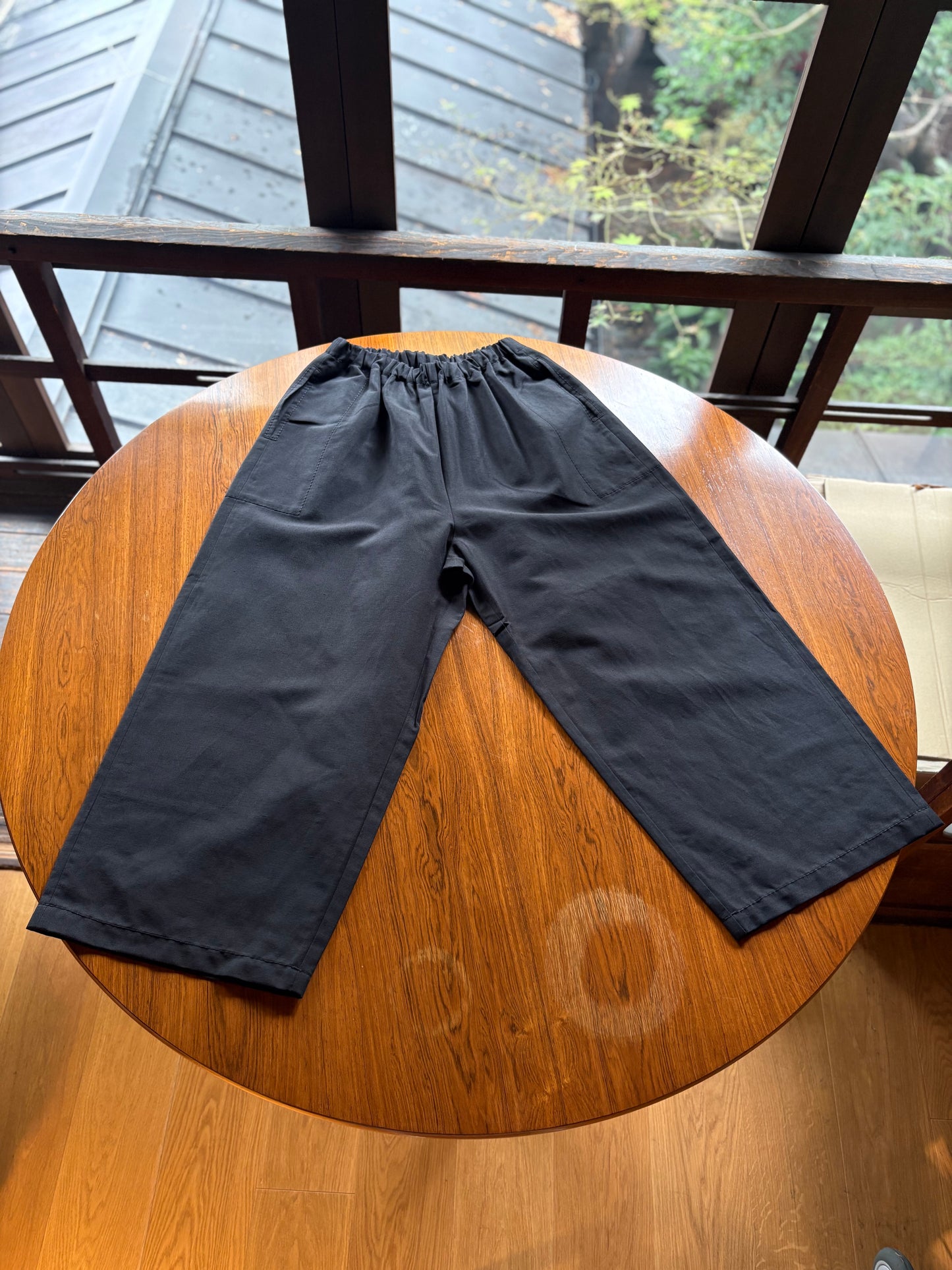 【homspun (ホームスパン) 】W／L ワイドギャザーPT