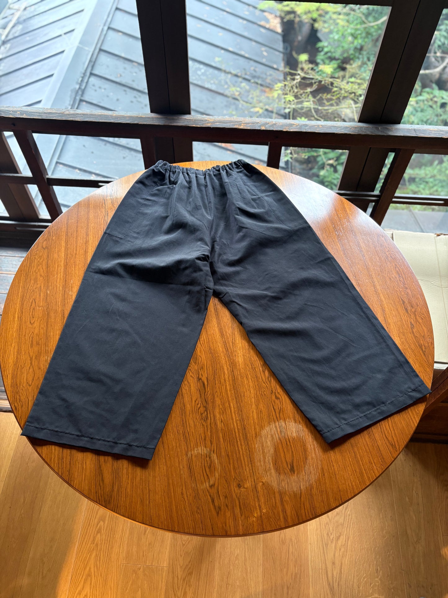 【homspun (ホームスパン) 】W／L ワイドギャザーPT