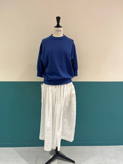 【homspun (ホームスパン) 】40／2天竺六分袖PO