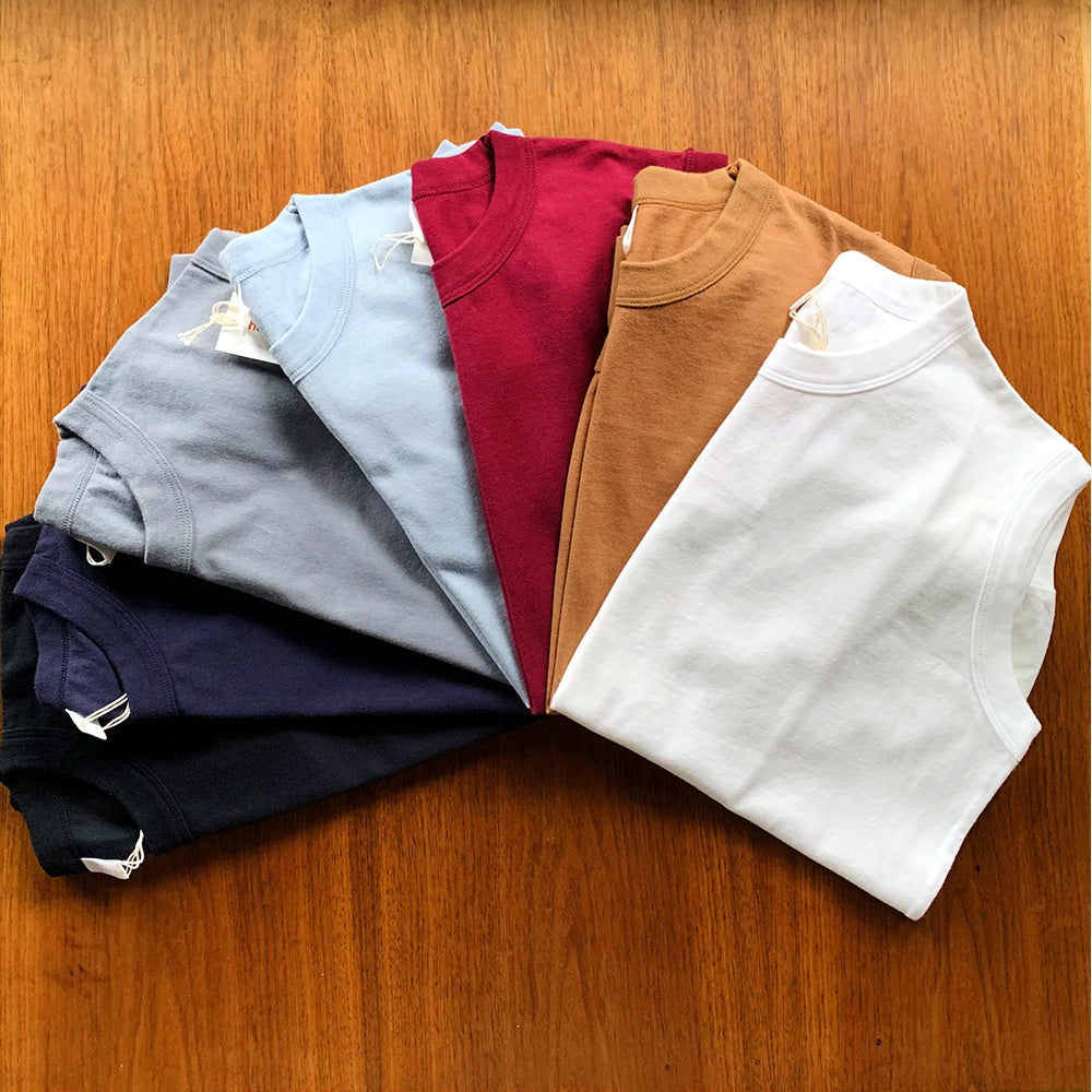 【homspun (ホームスパン) 】40／2天竺ノースリーブPO