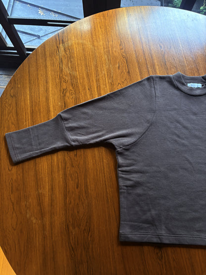 【homspun (ホームスパン) 】ムラ糸裏毛長袖PO