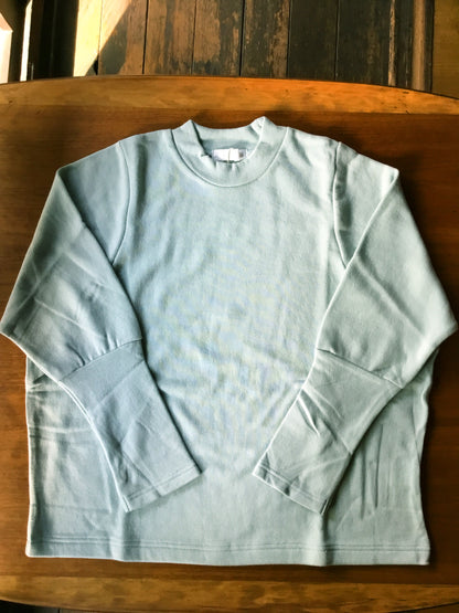 【homspun (ホームスパン) 】ムラ糸裏毛長袖PO