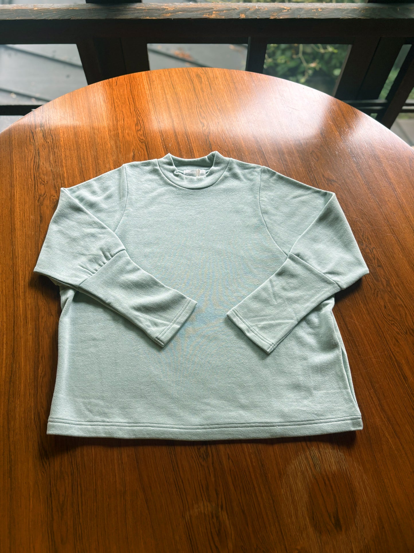 【homspun (ホームスパン) 】ムラ糸裏毛長袖PO