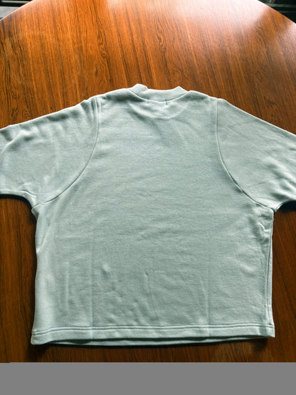 【homspun (ホームスパン) 】ムラ糸裏毛長袖PO