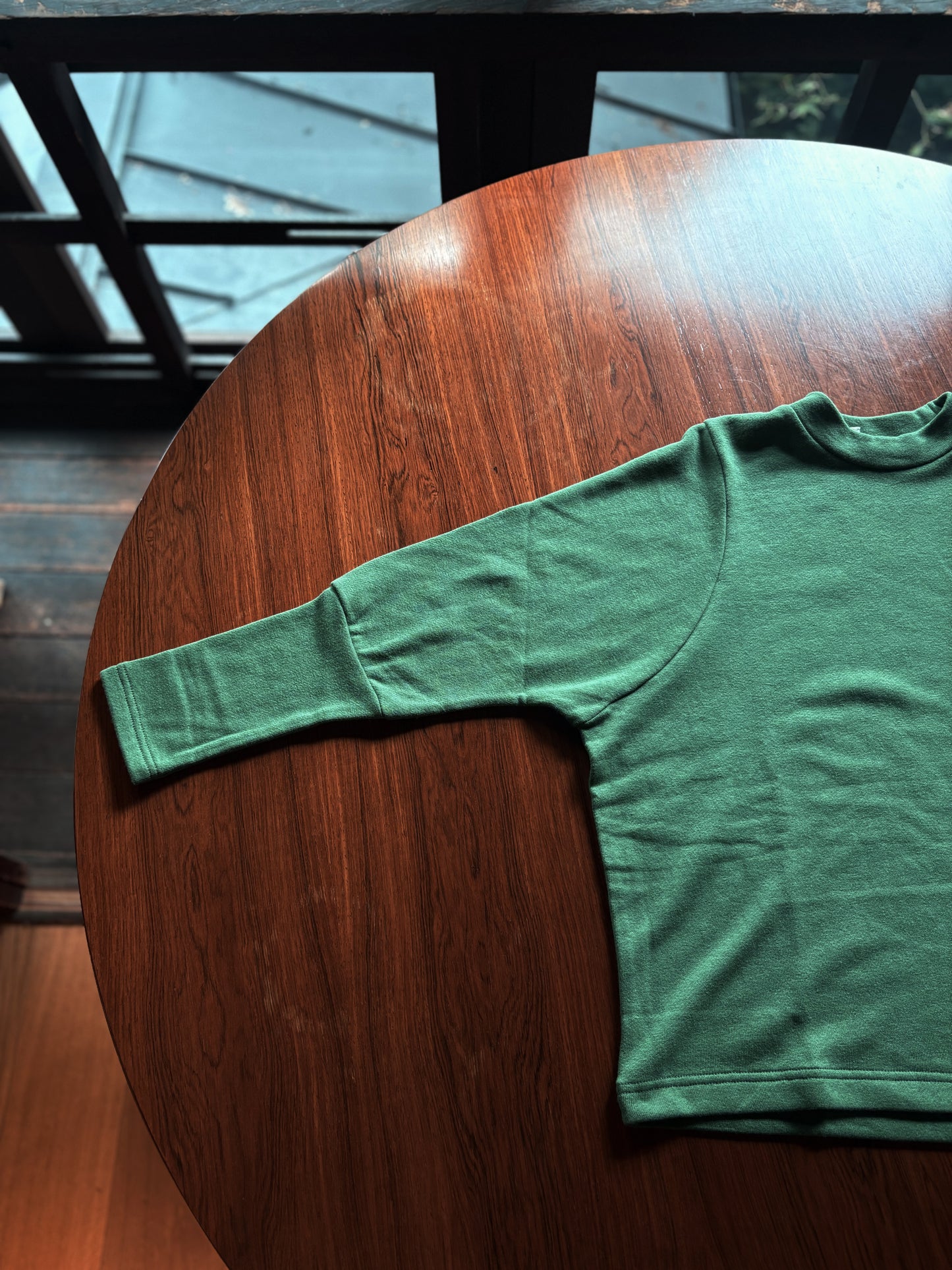 【homspun (ホームスパン) 】ムラ糸裏毛長袖PO