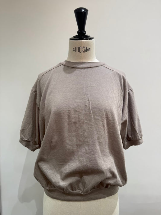 【homspun (ホームスパン) 】30／1天竺半袖クルーネックプルオーバー