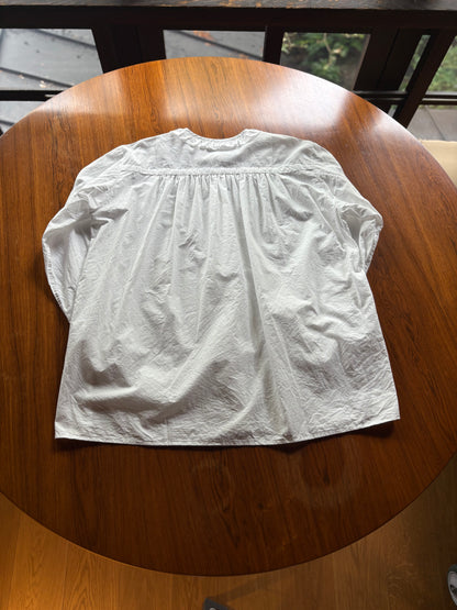 【homspun (ホームスパン) 】ハイカウントクロスフリルBL