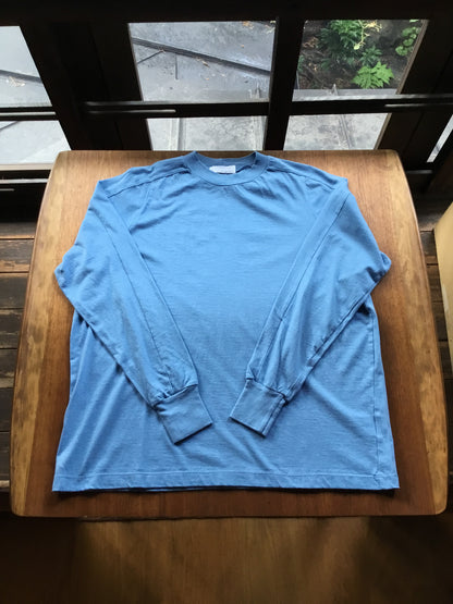 【homspun (ホームスパン) 】30／1天竺L/S切替PO