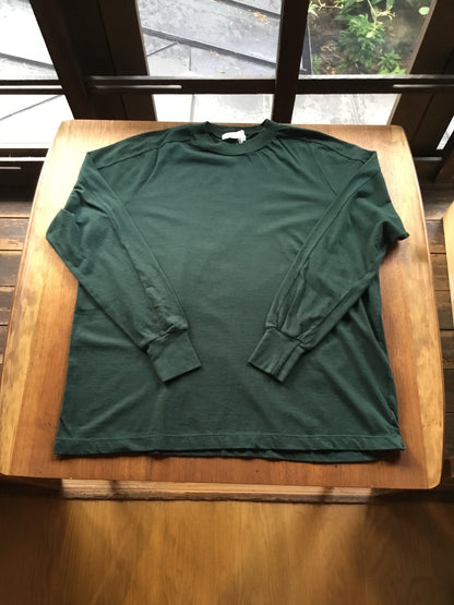 【homspun (ホームスパン) 】30／1天竺L/S切替PO