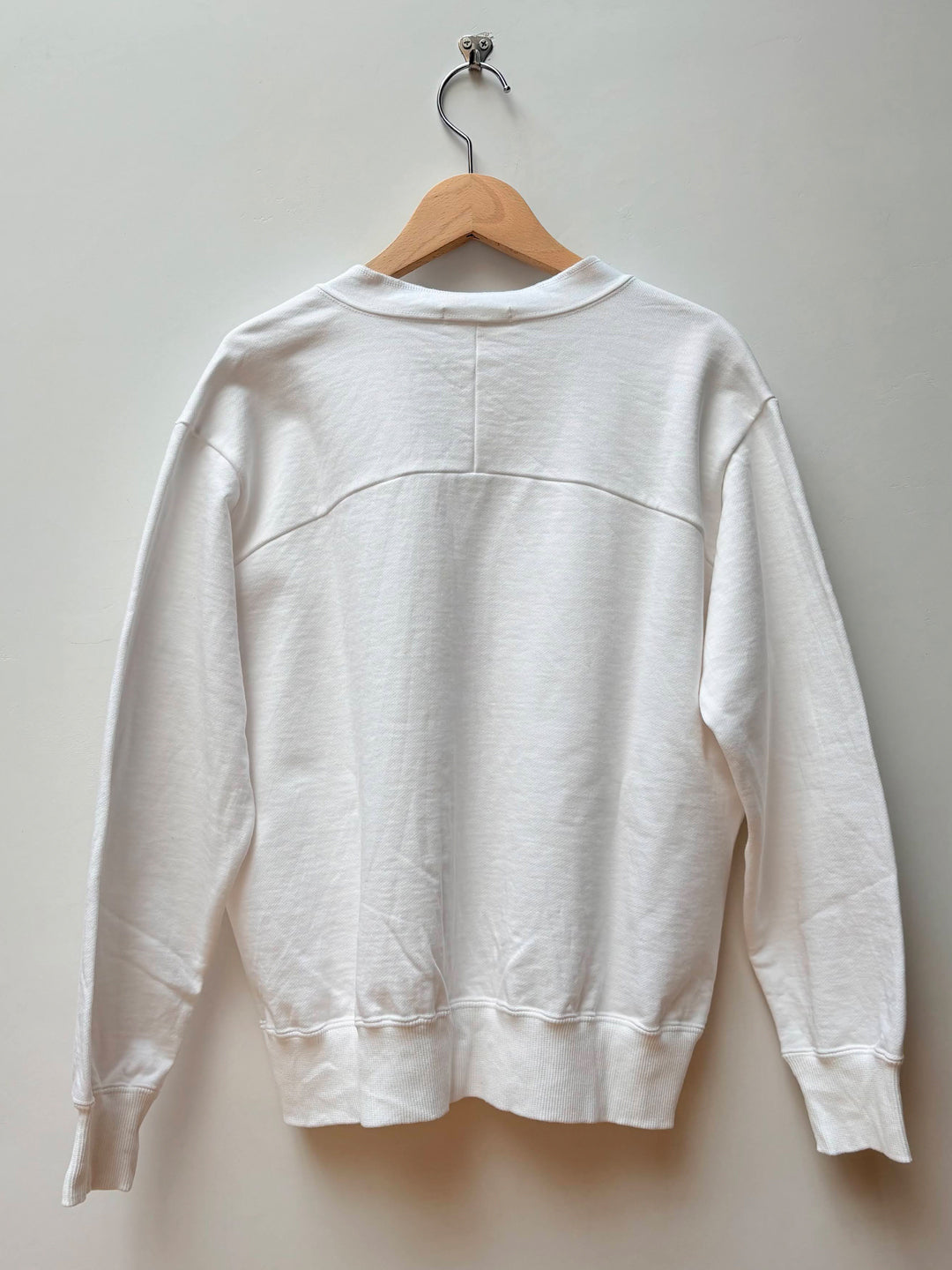 【homspun (ホームスパン) 】コンパクト裏毛VネックCD