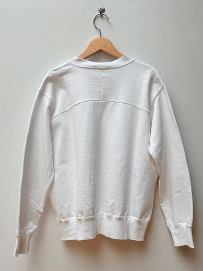 【homspun (ホームスパン) 】コンパクト裏毛VネックCD