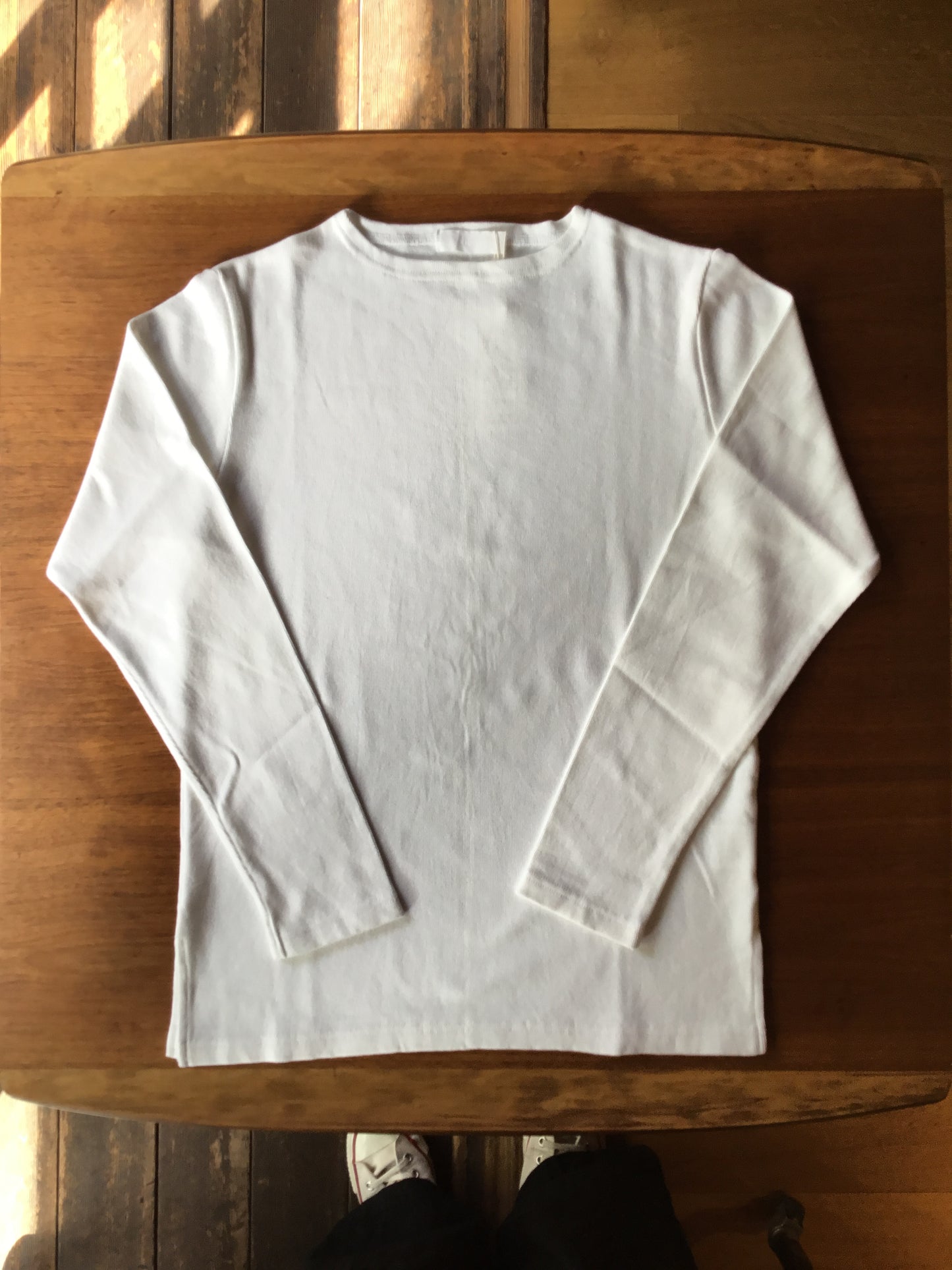 【homspun (ホームスパン) 】ボートネックPO